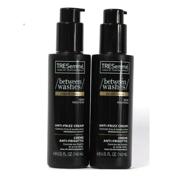 2 Bottles TRESemme 4.8 Oz Between Washes Smooth Renew Anti Frizz Shine Cream - Picture 1 of 1